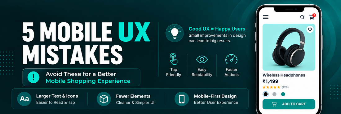5 Mobile UX Mistakes That Quietly Kill E-Commerce