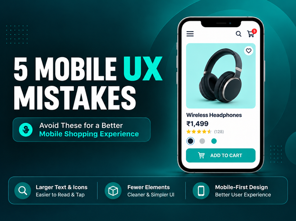 5 Mobile UX Mistakes That Quietly Kill E-Commerce