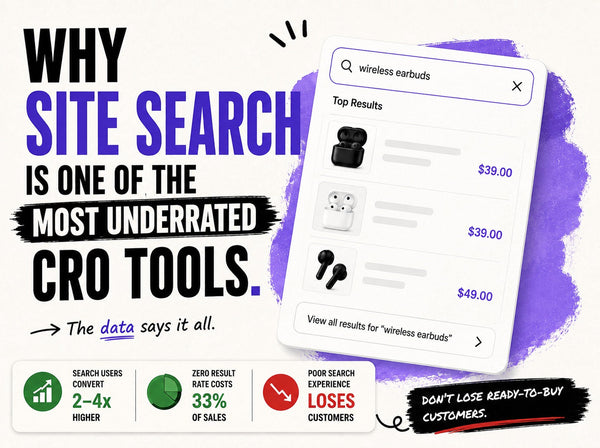 Why Site Search Is One of the Most Underrated CRO Opportunities in Ecommerce